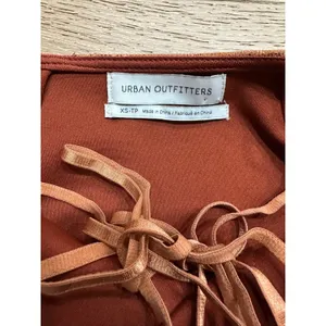 Urban Outfitters Metallic‎ Rust Snake Print Mini Dress thumbnail 3