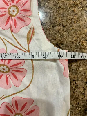 COMMENSE Romantic Print Sleeveless Short Dress Size Medium NWT thumbnail 7