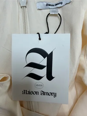 Maison Amory The Belmont Dress in Ivory Cream XXS NEW $369 Bride Bridal thumbnail 14