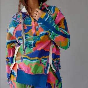 Urban Outfitters Out from Under Psychedelic Hattie Mix Hoodie Sweatshirt thumbnail 7