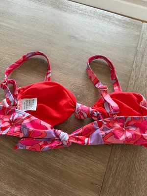 Pink Lily Floral Pink Bikini thumbnail 4