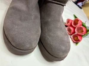 Bearpaw Genevieve Women's Size 9 Brown Suede Faux Fur Trim Winter Boots thumbnail 15
