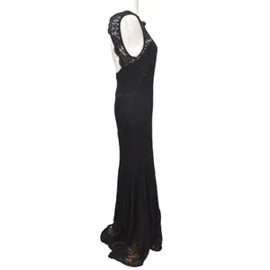 Miusol Lace Maxi Dress Womens S Black Mermaid Evening Gown Formal Prom‎ Wedding thumbnail 5