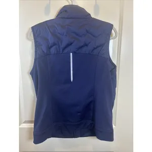 Calia Navy Cold Dash Run‎ Slim Puffer Vest Running Reflective Size Large Active thumbnail 5