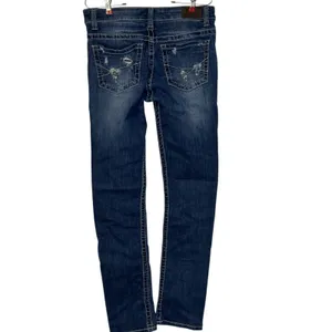 Buckle Women's Jeans Distressed Payton Skinny Hi-Rise Stretch Denim Navy Blue 28L‎ thumbnail 11