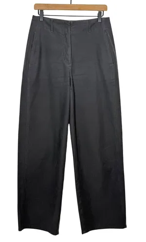 Wilfred Free Wide Leg Trouser Pants Size 6 Dark‎ Gray High Waist Academia Career thumbnail 1