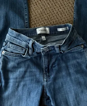 Frame Women’s Denim Le High Mid-Rise Jeans Straight Long 24 thumbnail 2