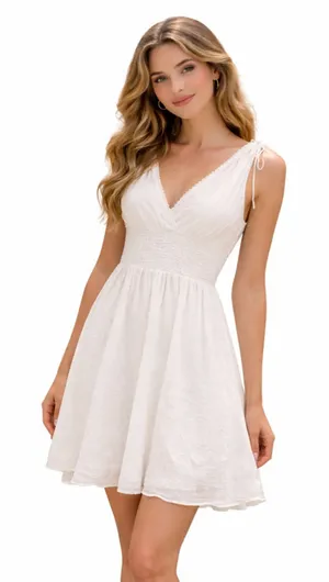 Maeve by Anthropologie‎ White Gauze Dress – Size Small thumbnail 1