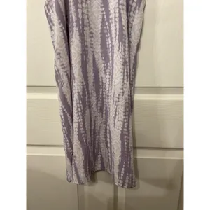 Tyche Lavender Tie Dye Racerback Shift Mini Dress | Boho Resort Vacation, S thumbnail 5