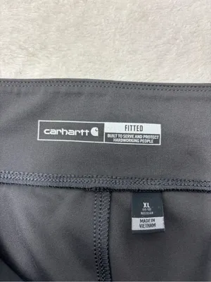 Carhartt Fitted Performance Leggings in‎ Charcoal Gray Size XL thumbnail 3