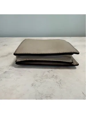 Women's Michael Kors Mercer Carry-All Wallet Saffiano Leather Cinder Gray Small thumbnail 4