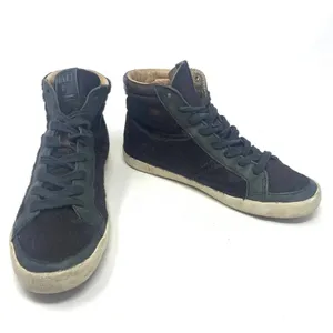Frye Dylan Calf Hair High‎ Top Sneakers Black Size US 6.5 thumbnail 4