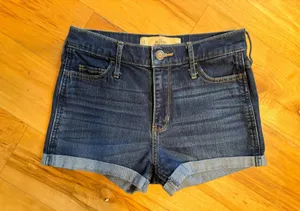 High-rise Short Short Denim Shorts thumbnail 1
