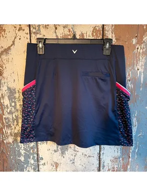 Callaway Women's Golf Athletic Skirt 17" Chev Print Block Skort size Medium thumbnail 2