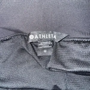 Athleta Skort Women 12 Black Excellent‎ Activewear Tennis Golf Hiking Pockets thumbnail 3