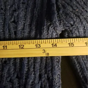 Free People Navy Blue Knit Crewneck‎ Sweater Women’s XS thumbnail 4