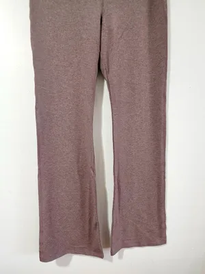 Victoria's Secret PINK All-Day Foldover Flare Leggings -Cocoa Heather - Size L.R thumbnail 4