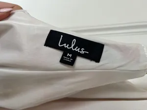 Lulu's White Floral Sundress with Yellow & Orange Blossoms thumbnail 4