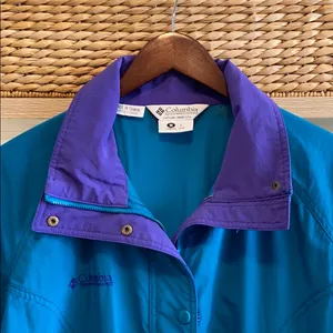 Columbia Vintage 90's Full Zip Spring Jacket, M thumbnail 2