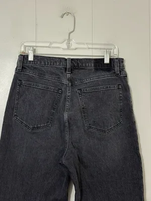 Abercrombie & Fitch 90s Relaxed Criss Cross Jeans Black Size 29 8 High Rise thumbnail 11