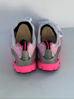 Skechers White and Hot Pink Women's Running Shoes thumbnail 3