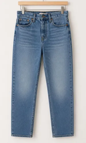 Levis Wedgie Straight Jeans Women 25 Blue Denim High Rise Button Fly Streetwear thumbnail 1