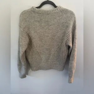 Madewell Wool Blend Crewneck Wedge Long Sleeve Sweater XS thumbnail 8