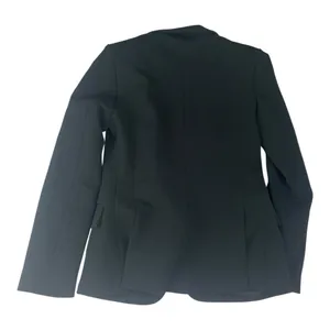Aqua size small Black Blazer suit jacket women's Gold Buttons business professio thumbnail 2