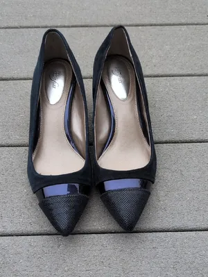 Alfani Kitten Heel Suede Pumps thumbnail 2