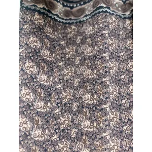 Vintage Looking Good Maxi Dress Safari Giraffe Elephant Asymmetric Tie Back 1X‎ thumbnail 2