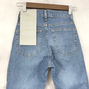 Everlane‎ High Rise Skinny Jeans Womens 23 Stretch Minimalist Indie Clean Girl thumbnail 6