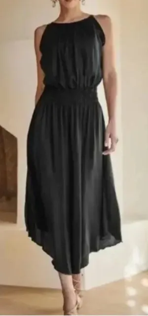 SheBird The Emma Satin Bra Dress Black 2 Small thumbnail 1