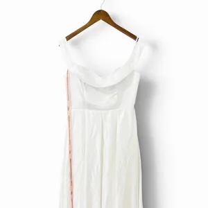Lulus Extraordinary Vow White Off-the-Shoulder Maxi Dress with Pockets size L thumbnail 6