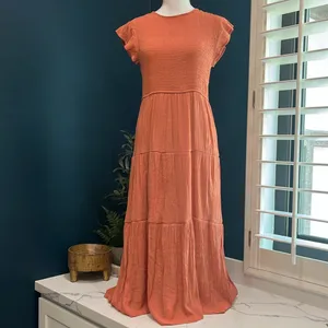 🎉Host Pick🎉 By the River flutter sleeve smocked midi dress thumbnail 3