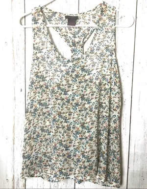 Fire Los Angles Womens Boho Style Top Sz L thumbnail 2