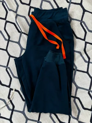 FIGS Zamora Jogger Scrub Pants Women’s Deep Reef Blue Medical Uniform Size S/P thumbnail 2