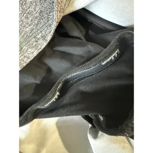 Lululemon Pace Rival Skirt Heathered Gray Black Active Skort Size 14 W8AS1S thumbnail 5