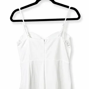Lulus NWOT White Always Turning Heads Bustier Tulip Sweetheart Midi Dress Large thumbnail 8
