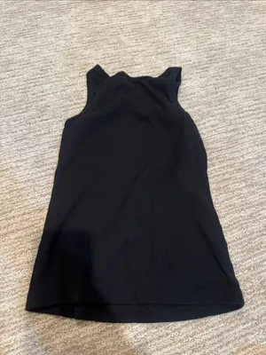 Noli Black Ribbed Tank thumbnail 3