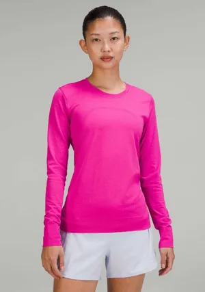 NWT Lululemon Swiftly Relaxed-Fit Long Sleeve Shirt / Sonic Pink / 2 thumbnail 1