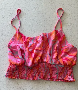 Pink Lily Crop top thumbnail 1