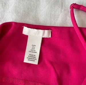 H&M Pink Midi Dress thumbnail 3