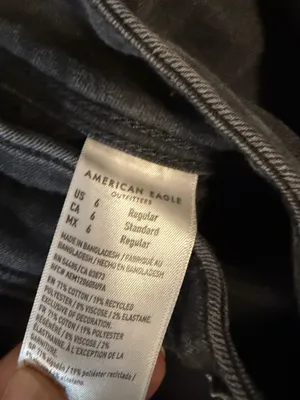 American Eagle Outfitters Black Flare Jeans thumbnail 4