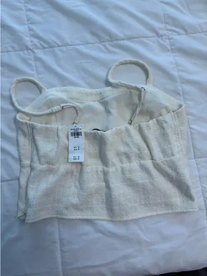 Abercrombie Crop Top White thumbnail 3