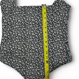 Free People Floral Square Neck Halter Bodysuit thumbnail 4