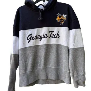 Georgia Tech Yellow Jackets Champion Women's Hoodie, Large thumbnail 1