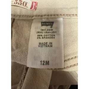 Levi's 550 Relaxed Boot Cut‎ Women Khaki Cotton Spandex Jeans Size 12 M thumbnail 16