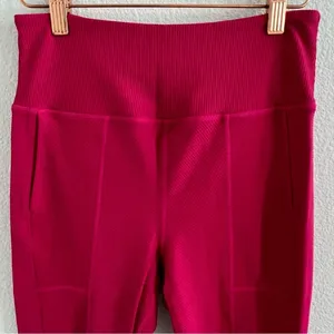 Free People Movement Pink Hot To It Full Length Ribbed Legging Active Pants M thumbnail 2