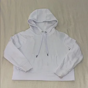 White Lightweight Hoodie Size L thumbnail 1