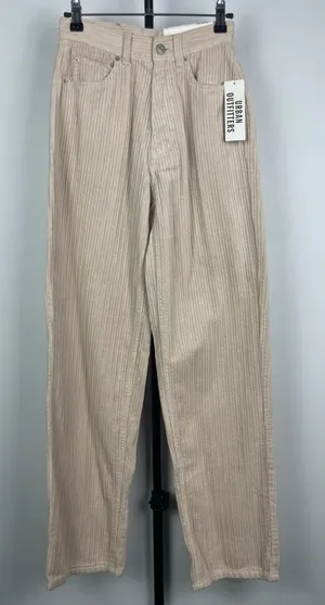 Urban Outfitters BDG‎ Tan Corduroy Baggy High Rise Pants thumbnail 1